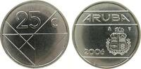 Aruba 25 Cent 2006 Ni-St . unz 2,00 EUR  + 100,00 EUR frais d'envoi