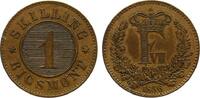 D&auml;nemark 1 SRM 1856 Br Frederik VII,Skillingrigsmont, Siegs 9 ss-vz 9,00 EUR  + 100,00 EUR frais d'envoi