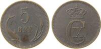 D&auml;nemark 5 &Ouml;re 1874 Br Christian IX ss 19,50 EUR  + 100,00 EUR frais d'envoi