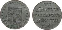 Deutschland Jeton 1840 Bronze versilbert M&uuml;nchen - auf den K&uuml;nstler-Mask... 10,00 EUR  + 100,00 EUR frais d'envoi