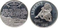 USA 1 Dollar Ag Gettysburg, ohne VP und ohne Zertifikat, etwas angelaufen -