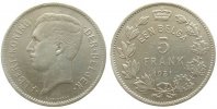 Belgien 5 Francs Ni Albert I (1909-1934), een Belga, der Belgen -
