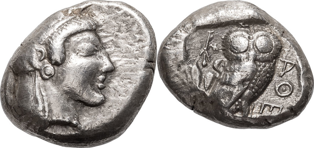 Ancient Greek 475-470 BC Attica, Athens. Tetradrachm | MA-Shops