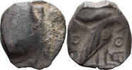 Ancient Greek AR ma'ah-obol Philistia, Gaza. AR ma'ah-obol -