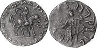 Ancient Greek Drachm Indo-Scythians, Azes . Drachm -