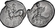 Ancient Greek AR Nomos Calabria, Tarentum. AR Nomos -