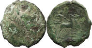 Ancient Greek Bruttium, Brutti AE. -