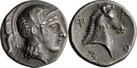 Ancient Greek Achaean League Hemidrachm, ex BCD Thessaly, Pharsalus. Achaean League Hemidrachm, ex BCD -