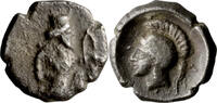 Ancient Greek Archaic Tetartemorion Uncertain Mint in Cilicia. Archaic Tetartemorion -