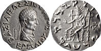 Ancient Greek Tetradrachm Bactria, Hermaeus, c. 90-70 BC. Tetradrachm -