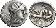 Ancient Roman Denarius Dacian imitation of C. Naevius Balbus. Denarius -