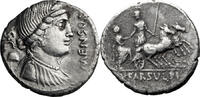 Ancient Roman Denarius L. Farsuleius Mensor. Denarius -