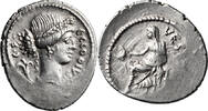 Ancient Roman Denarius C. Clodius C.f. Vestalis. Denarius -