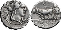 Ancient Roman Denarius C. Marius C.f. Capito. Denarius -