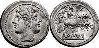 Ancient Roman Quadrigatus ca. 225-214 v. Chr Anonymous  3047,93 EUR  + 40,19 EUR frais d'envoi
