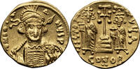 Byzantine Solidus ca. 674-81 n. Chr. Constantine IV, with Heraclius and ... 1266,06 EUR  + 40,19 EUR frais d'envoi