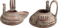 Daunian ca. 550 v. Chr Daunian Strainer Vase  1477,81 EUR prix TTC + 38,38 EUR frais d'envoi