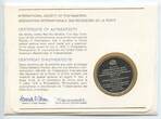 Vereinigten Staaten von Amerika Silbermedaille im Numisbrief 1976 GN680e - Bicentennial of Independence - International Society of Postmasters FB