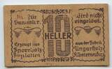 Österreich 10 Heller Sperrholz 1920 GB828 - Gemeinde Hadersfeld im Wienerwald - Notgeldschein in Sperrholz Vorzüglich - Unzirkuliert