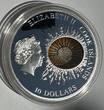 Cook Inseln 10 Dollars mit kolorierter Glasintarsie 2012 GS577 - Windows of History - RMS Titanic Cook Islands Aspect flan bruni in original Kapsel