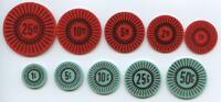 Keeling Cocos Island 1, 5, 10, 25, 50 Cents + 1,2,5, 10, 25 Rupees 1968 ... 2000,00 EUR envoi gratuit