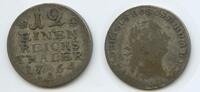 Brandenburg-Preußen 1/12 Taler (1/12 Reichsthaler) 1764 A H1327 - Friedrich II. 1740-1786 TB-TTB