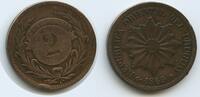 2 Centesimos G2639 - Uruguay KM#12 RAR -