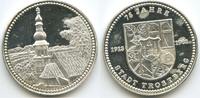 Silbermedaille GX1023 - 75 Jahre Stadt Trostberg 1913-1988 (Landkreis Traustein) -