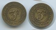 3 Pence M032 - Großbritannien Token Stainland & H.G.Coop Socy.Limited Jeton -