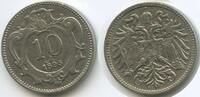 10 Heller G4042 - Austria KM#2802 XF Franz Joseph I.1848-1916 Österreich -