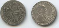 1 Kreuzer G5113 - Salzburg Erzbistum KM#392 Porträt Schrattenbach 1753-1771 -