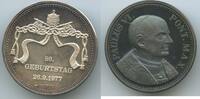 Silbermedaille GN1642 - 80.Geburtstag Papst Paul VI. Vatikan Original Box -