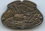 Plakette A762 - Alte Franz-Josefhaus 2422 M. mit Großglockner Stockabzeichen -