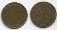 2½ Cents G13498 - Niederlande KM#108 William III.1849-1890 Netherlands -