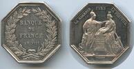 Silbermedaille GX809 - Frankreich AN8 Banque de France La Sagesse et la Fortune -