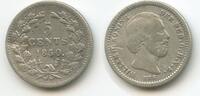 5 Cents H0118 - Niederlande Silber KM#91 Wilhelm III.1849-1890 Netherlands -