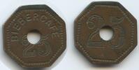 Pfennig GY984 - Alte Wertmarke Biebercafe 25 -