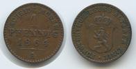 Reuss Obergreiz - Ältere Linie 1 Pfennig 1864 A M#5087 - Heinrich XXII. ... 10,00 EUR  + 6,00 EUR frais d'envoi