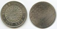 1000 Reis Probe einseitig! 1889 Brasilien G12681 - Extrem selten Pattern only one Side minted Very Scarce Brazil Fast Unzirkuliert
