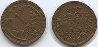 1 Heller G5552 - Austria KM#2800 Franz Joseph I.1848-1916 Österreich -