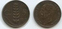 Italien 5 Centesimi 1919 R Rom G3589 - Vittorio Emanuele III. 1900-1946 ... 4,00 EUR  + 6,00 EUR frais d'envoi