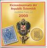 KMS GN865 - Austria Official Coins Mint Set 2000 BU UNC - 6 Coins KMS Österreich -