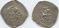 G14852 - RDR Kärnten Salzburg Vierschlagpfennig Bernhard 1202-1256 Silber 1,13 g -