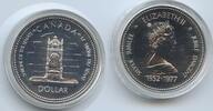 1 Dollar GS309 - Kanada KM#118 Silver Jubilee Silber Elizabeth II. Canada -