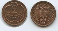 2 Heller G5541 - Österreich KM#2801 UNC Erhaltung Franz Joseph I. 1848-1916 -