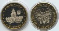 Medaille GY514 - Sachsen Deutschland Bimetallmedaille -