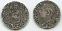 50 Centimos G8869 - Spanien MS-M KM#685 ALFONSO XII.1874-1885 Spain España -