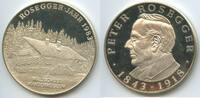 Silbermedaille GX167 - Peter Rosegger 1843-1918 Waldschule Wandermuseum 1983 -
