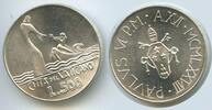 500 Lire G1607 - Vatican City KM#139 Silver Jesus & fishingboat Paul VI. -