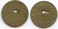 Großbritannien Token 5 Shillings Wertmarke T304 - R.Neal S.Noakes Lodge Farm Station RD N11 Jeton -